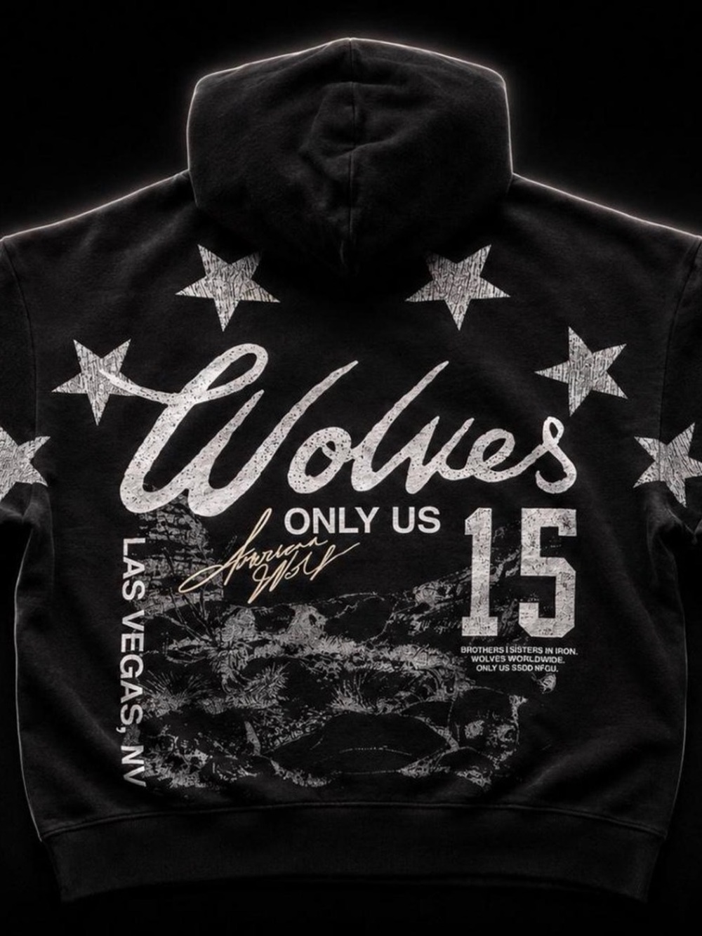 Darc Sport ‘Vegas Wolves’ Pullover Hoodie - Size L - NWT